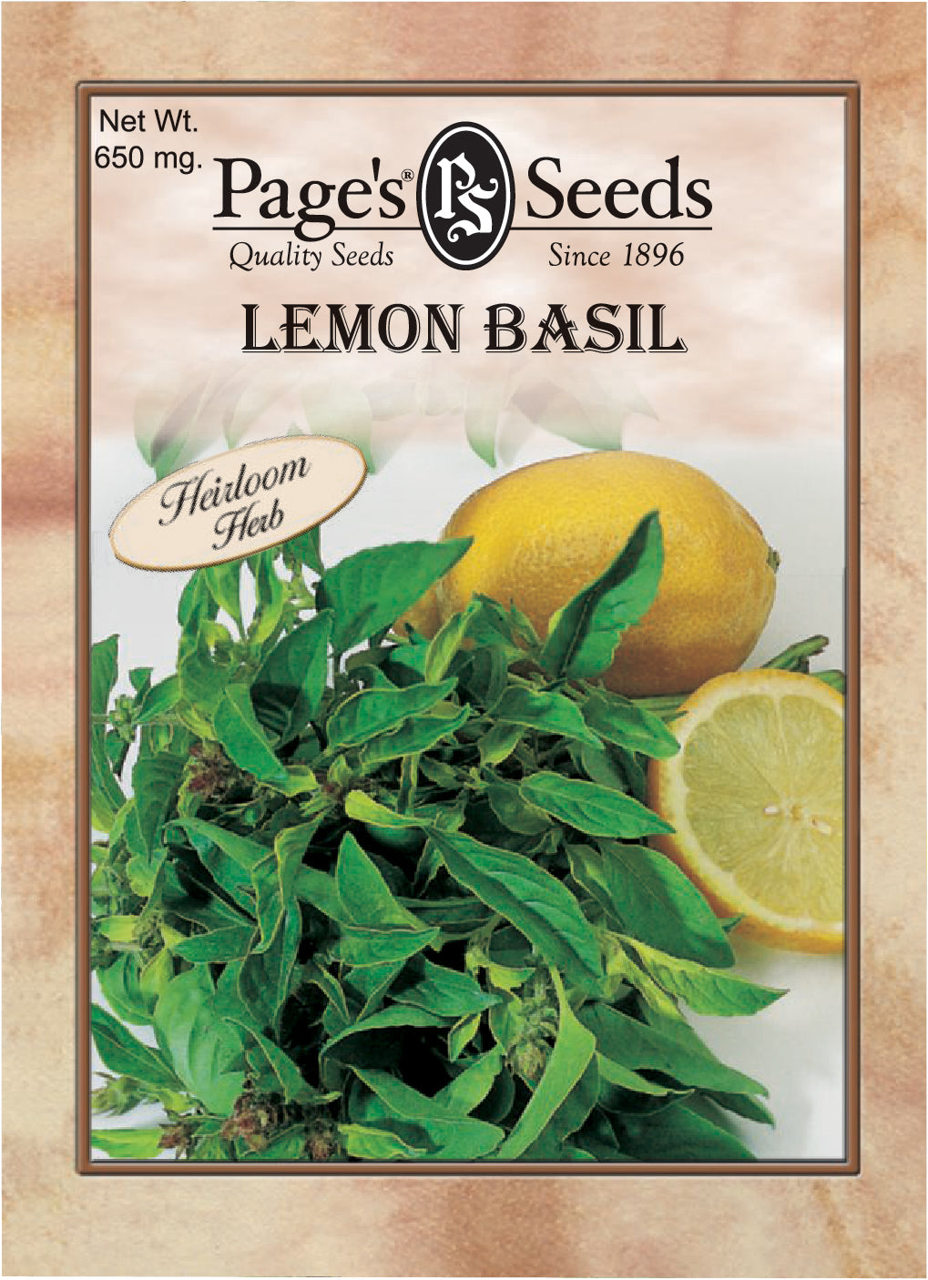 Lemon Basil Herb Seeds - 1 Packet