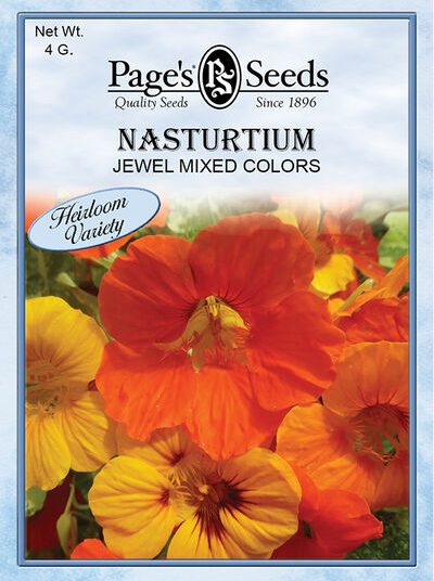 Nasturtium Jewel Mixed Color Seed - 1 Packet