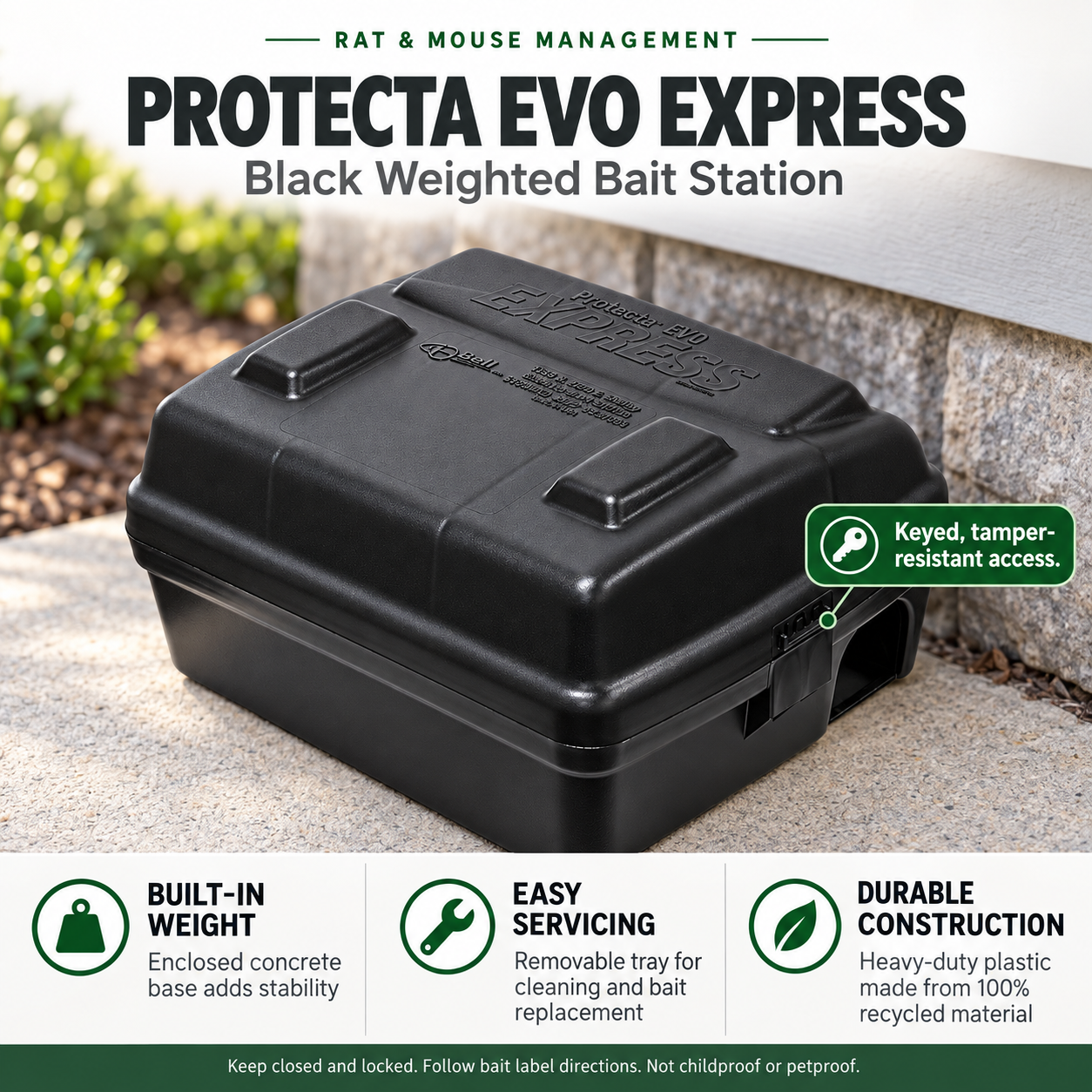 PROTECTA EVO Express Bait Station (Black)