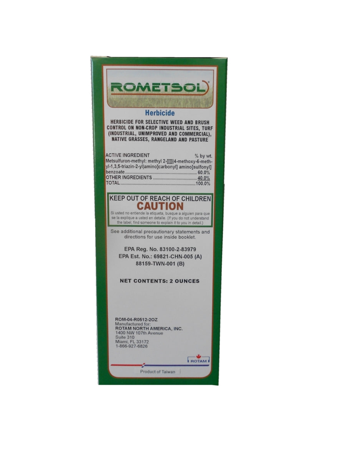 sultan herbicide label Rometsol Herbicide (MSM herbicide)– Seed World