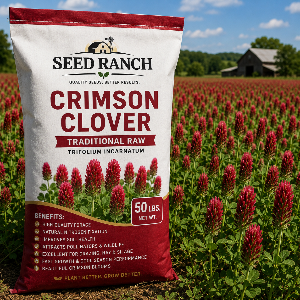 Crimson Clover Seed - Seed World