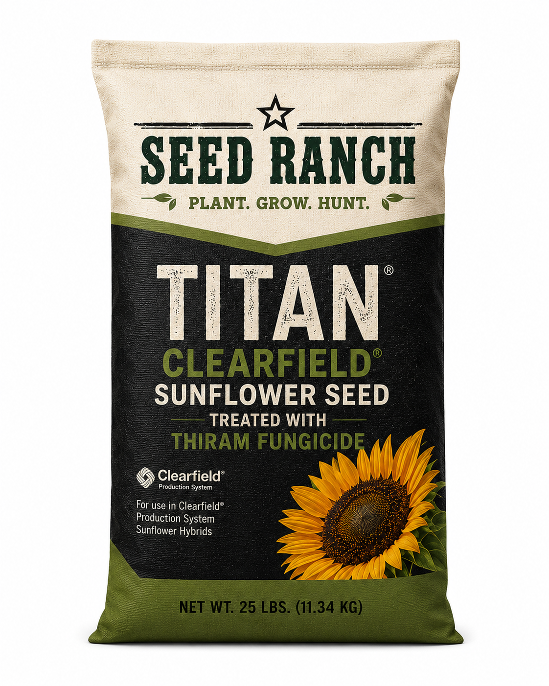 Titan Clearfield Sunflower Seeds - 25 Lbs. - Seed World