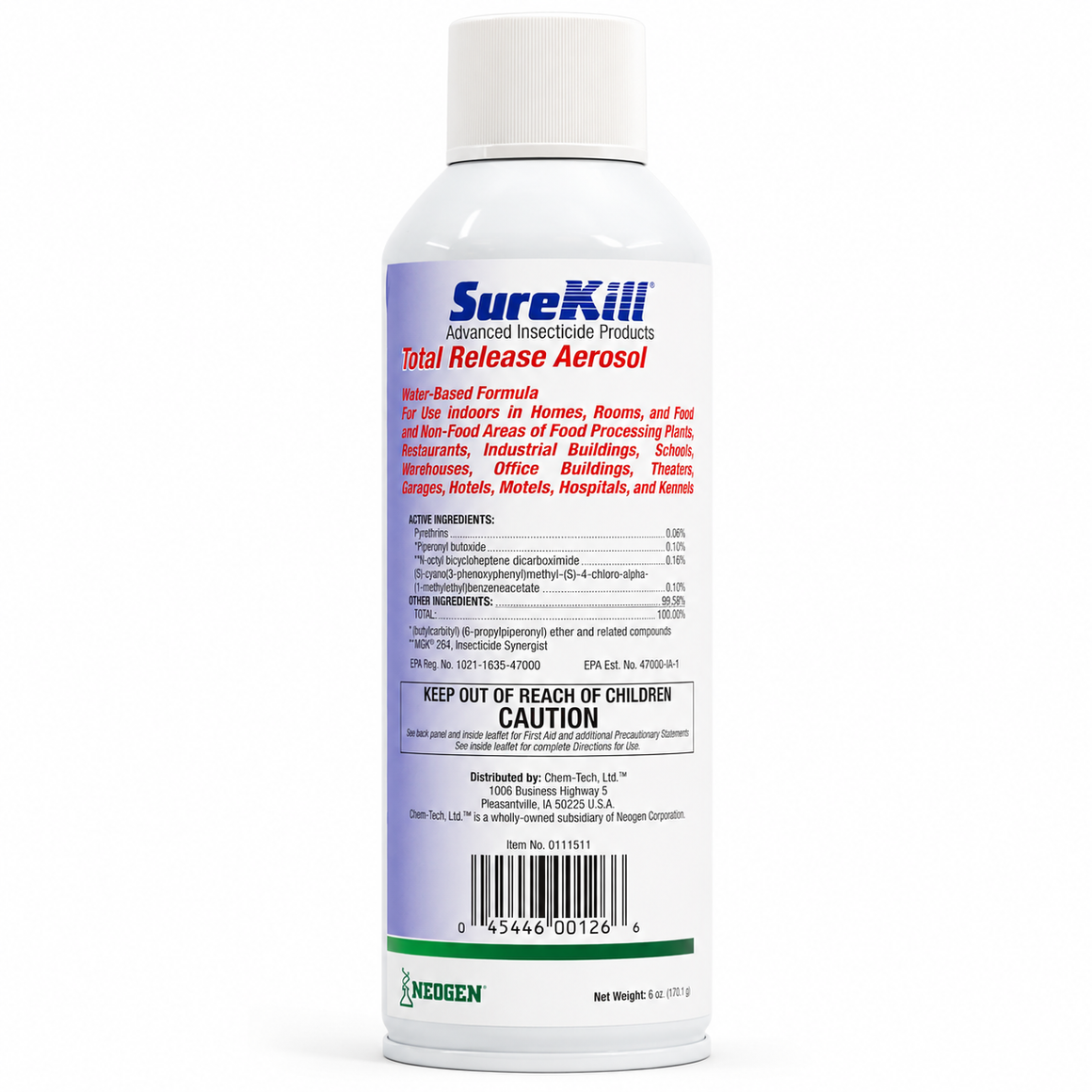 SureKill Total Release Aerosol Insecticide - 6 Oz.