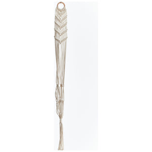Plant Hanger Natural Woven Hammock 48"