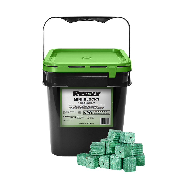 Resolv Mini Blocks Rodent Bait - 16 lbs.