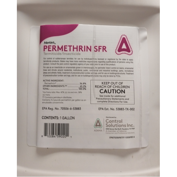 Prometherin Label Permethrin SFR Insecticide Termiticide - 1 gallon | Seed World