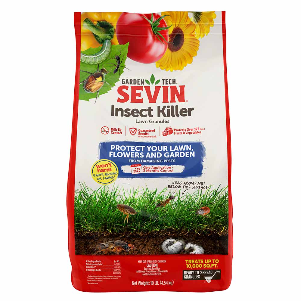 Sevin Lawn Insect Control Granules - 10 Lbs.