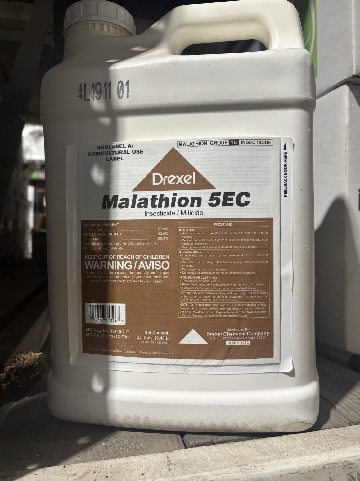 Malathion 57% EC - 2.5 Gallon