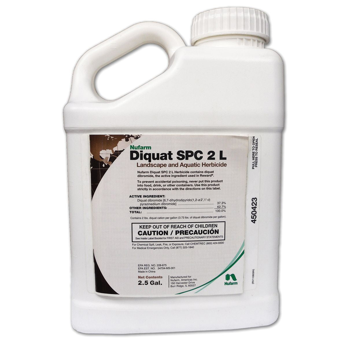 cadet herbicide label cdms Nufarm Diquat SPC 2L Aquatic Herbicide 2.5 Gallon