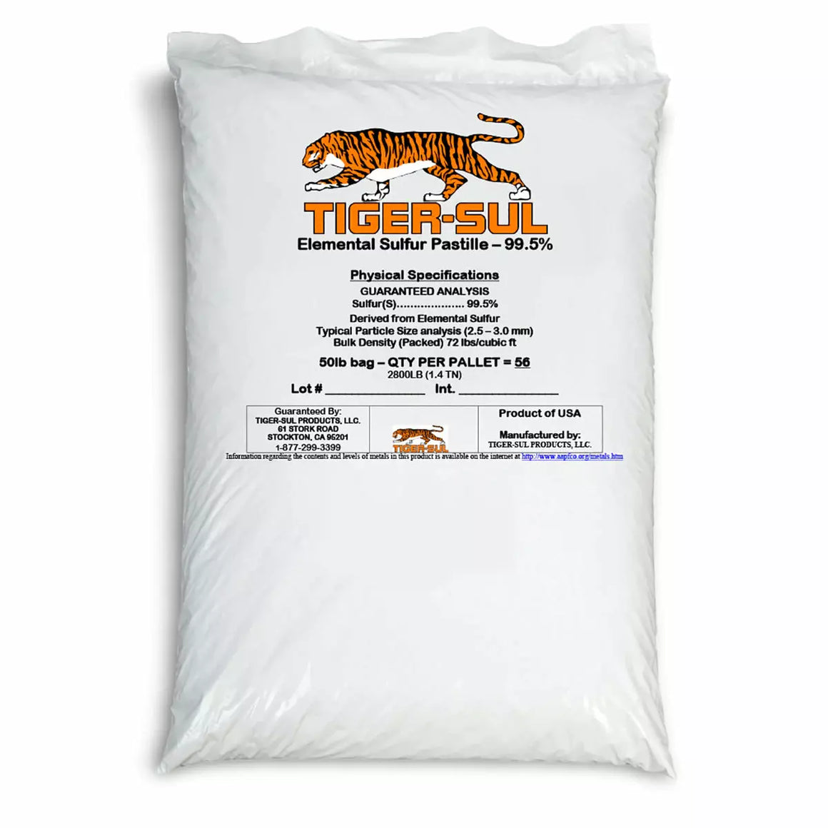 Tiger 99.5 Sulphur Granular Fertilizer - Seed World