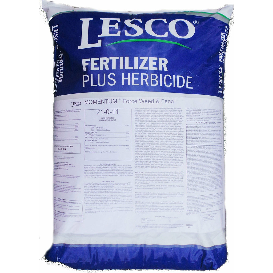 Lesco Bermuda lawn Weed & Feed 21-0-11 - 50 lbs. - Seed World