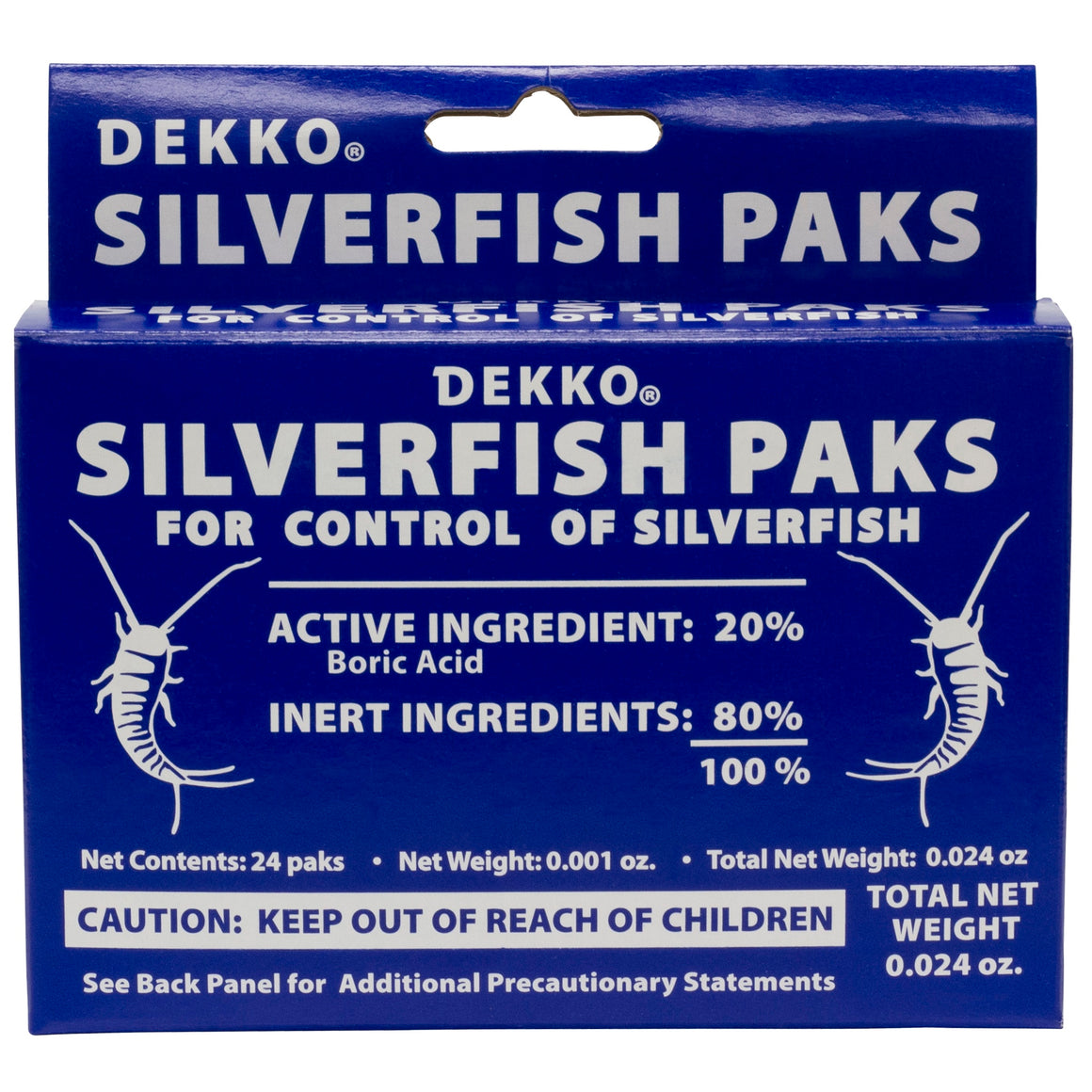 Silverfish Control Paks - 24 paks - Seed World