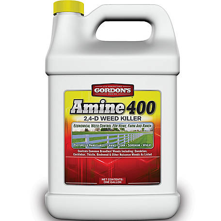Amine 400 2,4-D Weed Killer Concentrate Herbicide - 1 Gallon - Seed World