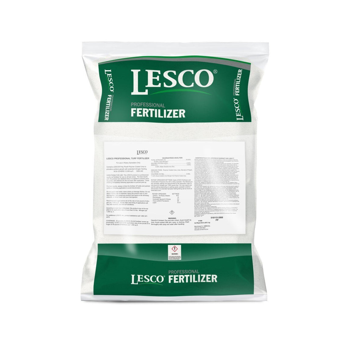 LESCO Fertilizer 8-0-10 -100% PolyPlus 2%Fe 2%Mg 2%Mn 50 lb. - Seed World
