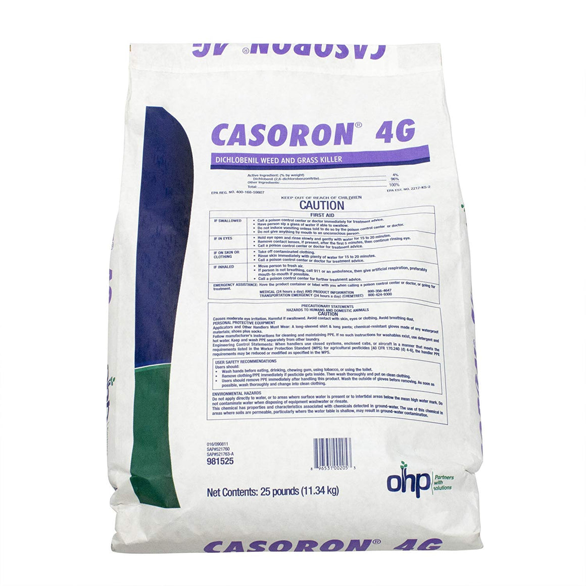 Casoron 4G Weed and Grass Killer Herbicide - 25 Lbs. - Seed World