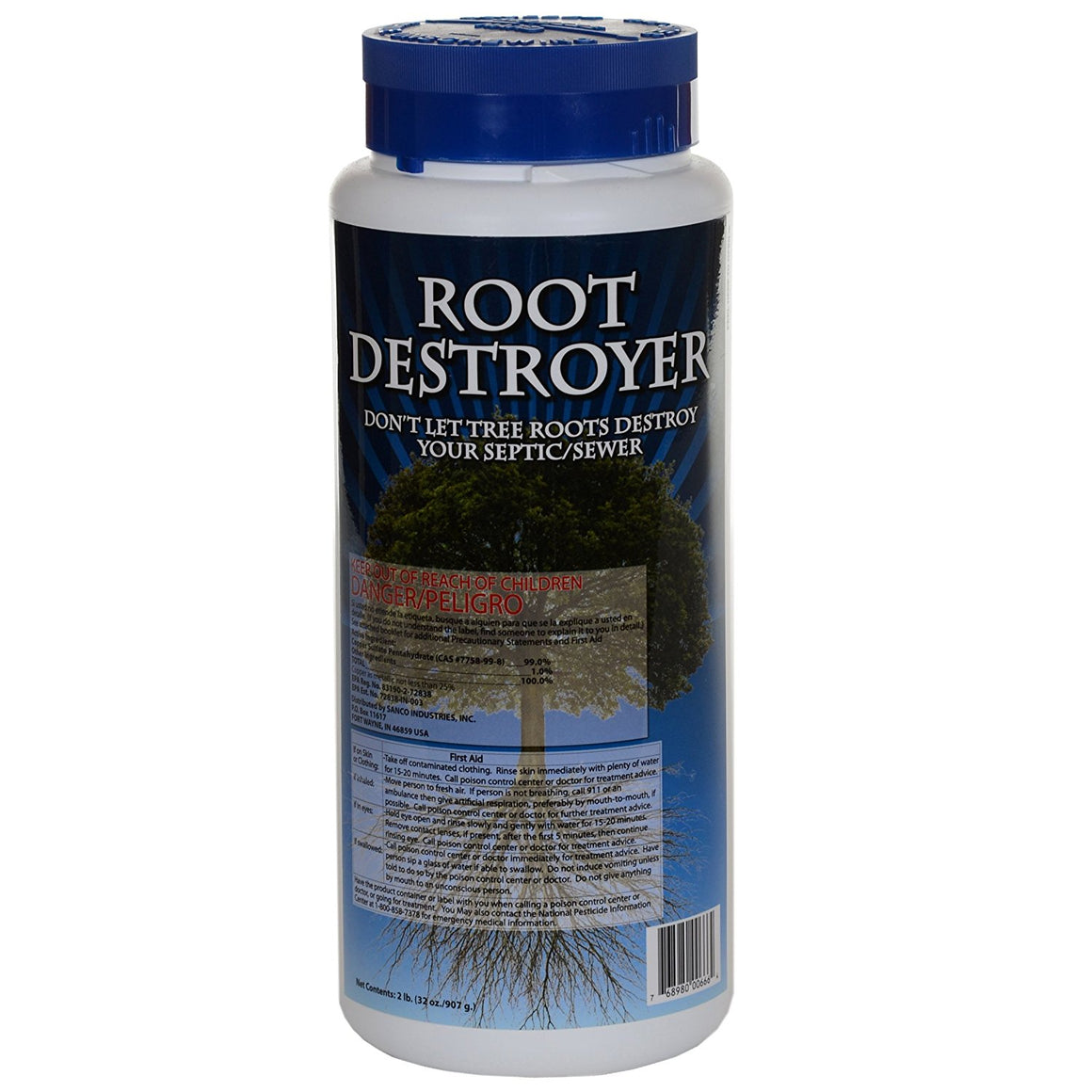 ROOT DESTROYER Septic Root Remover - 2 lbs - Seed World