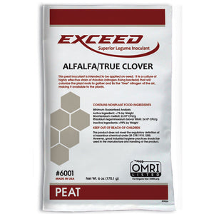 Exceed Alfalfa & True Clover Inoculant (Organic) - 6 Oz. - Seed World