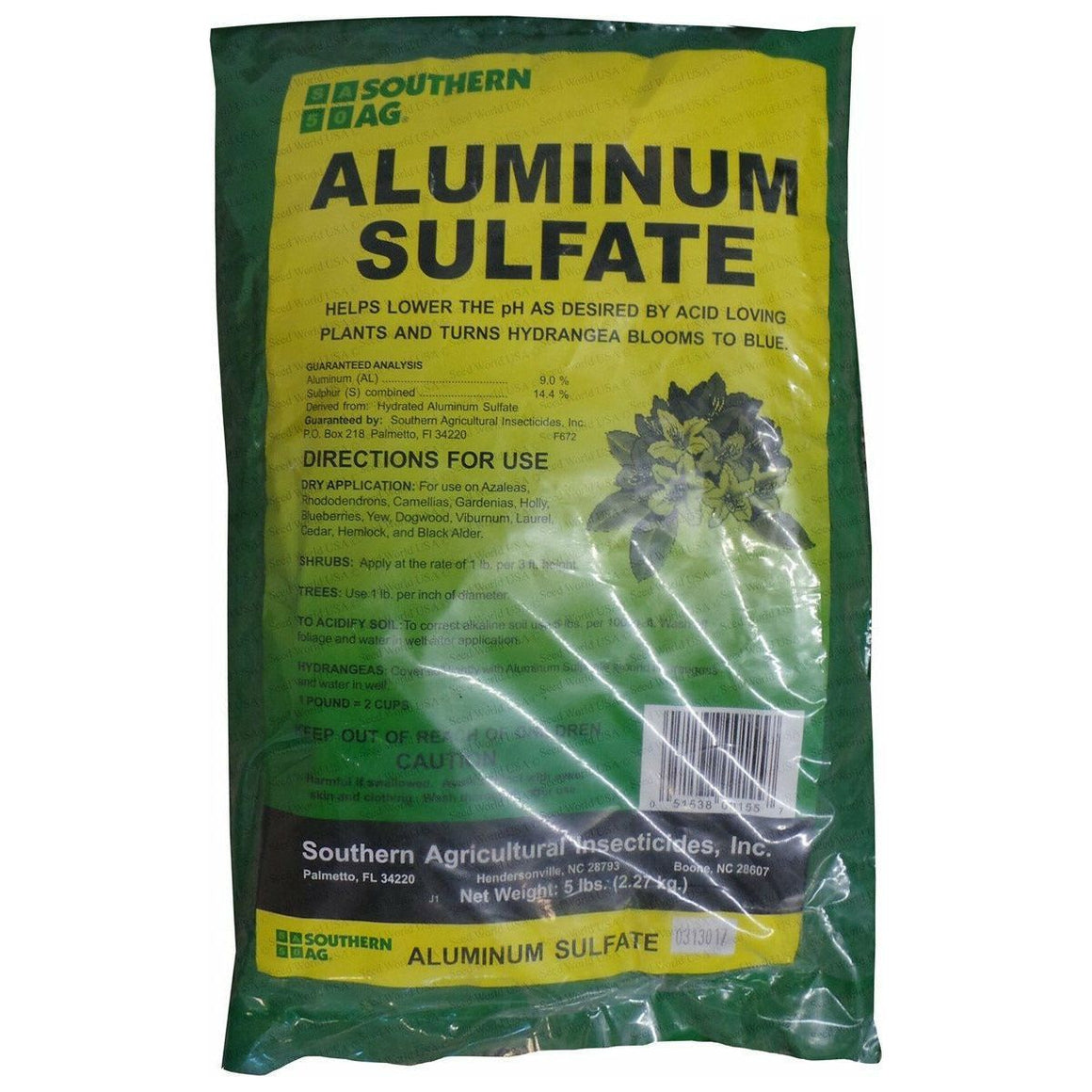 Aluminum Sulfate Fertilizer - 1 Lb. - Seed World
