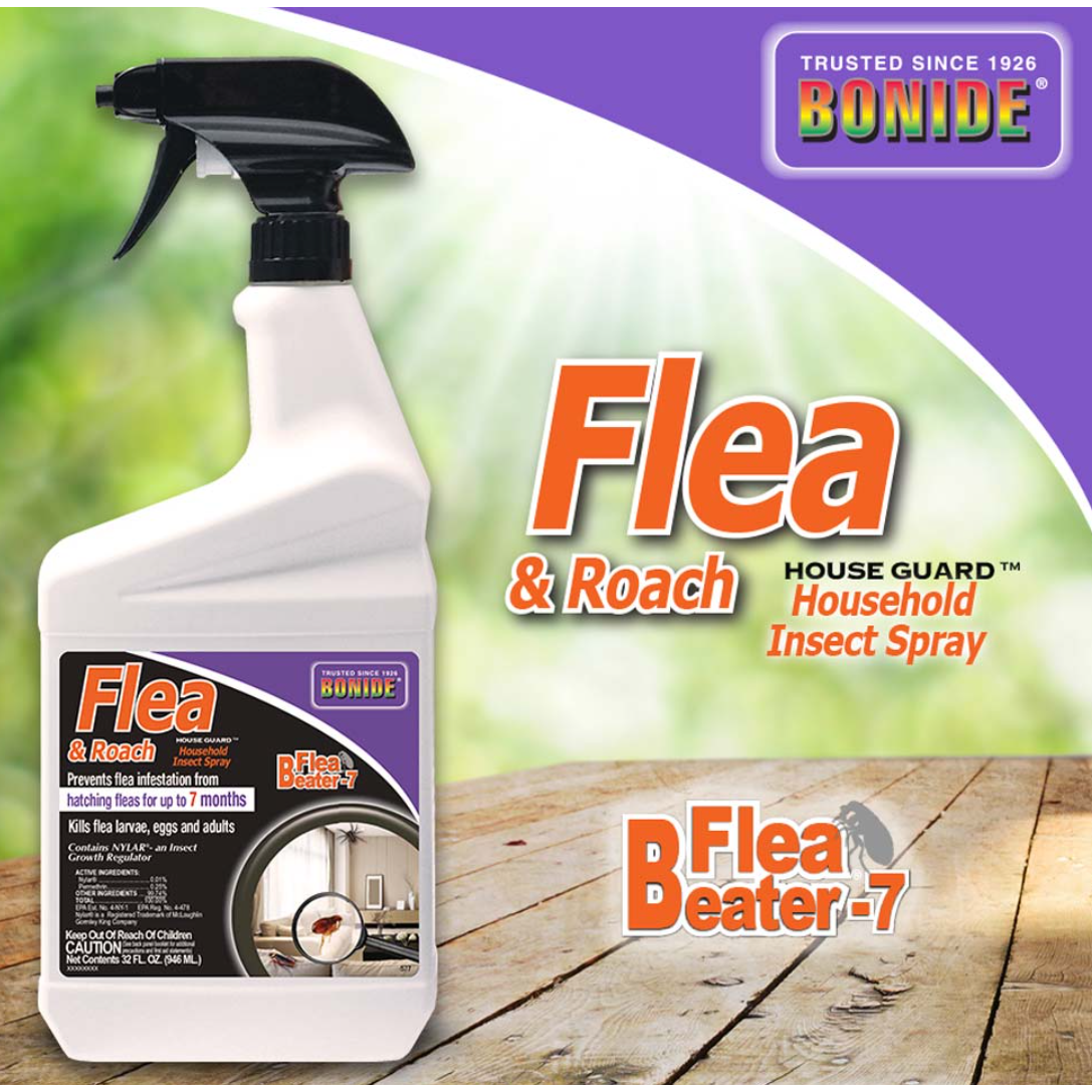 Flea Beater Flea & Roach Insect Spray RTU - 1 Qt - Seed World