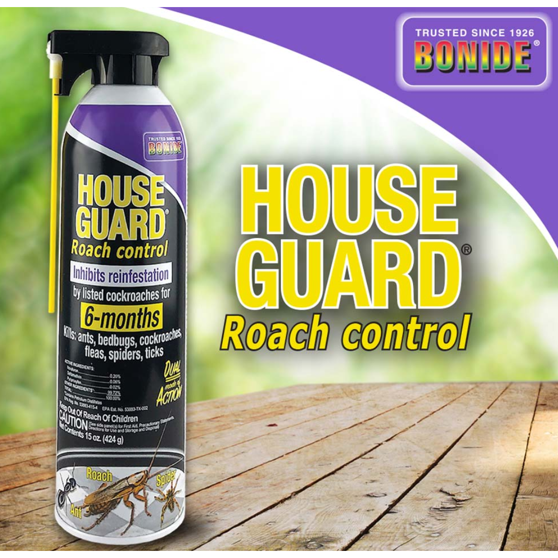 House Guard Roach Aerosol - Insecticide 15 Oz - Seed World