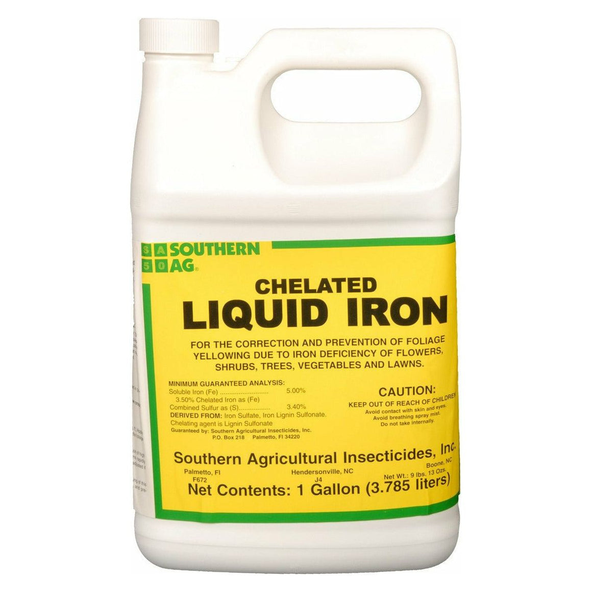 Chelated Liquid Iron Fertilizer - 1 Gallon - Seed World
