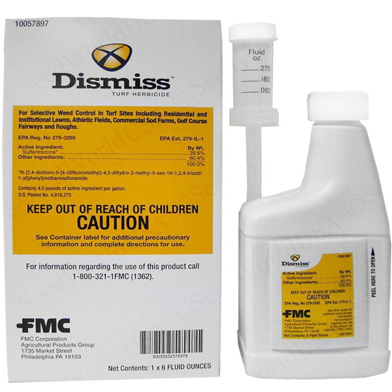 demize organic herbicide Dismiss Turf Herbicide - Sulfentrazone - 6 oz