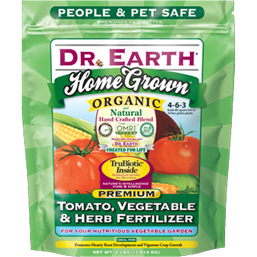 Dr Earth Home Grown Organic Premium Tomato, Vegetable, & Herb Fertilizer - 4 lbs - Seed World
