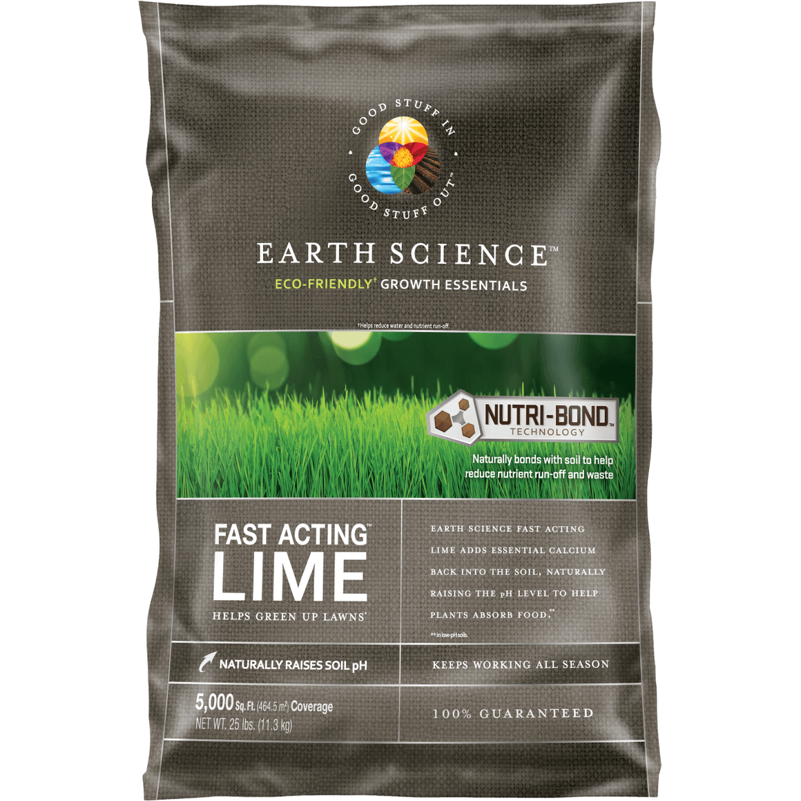 Fast Acting Lime Lawn Fertilizer - 25 Lbs. | 5000 Sq. Ft. Coverage - Seed World