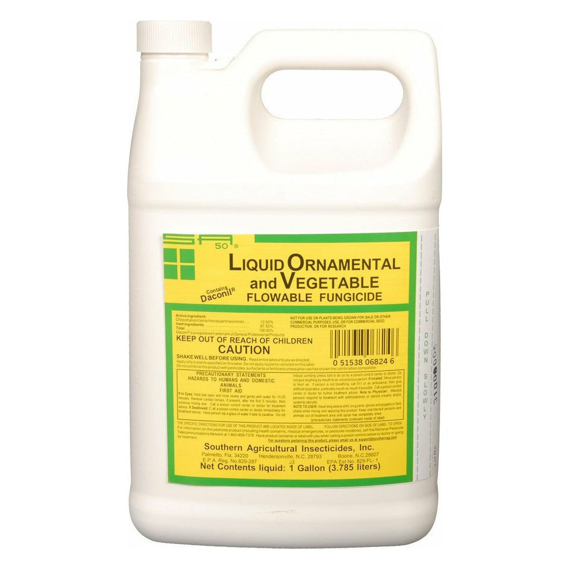(On Backorder) Liquid Ornamental & Vegetable Fungicide (Contains Daconil) - 1 Gallon - Seed World
