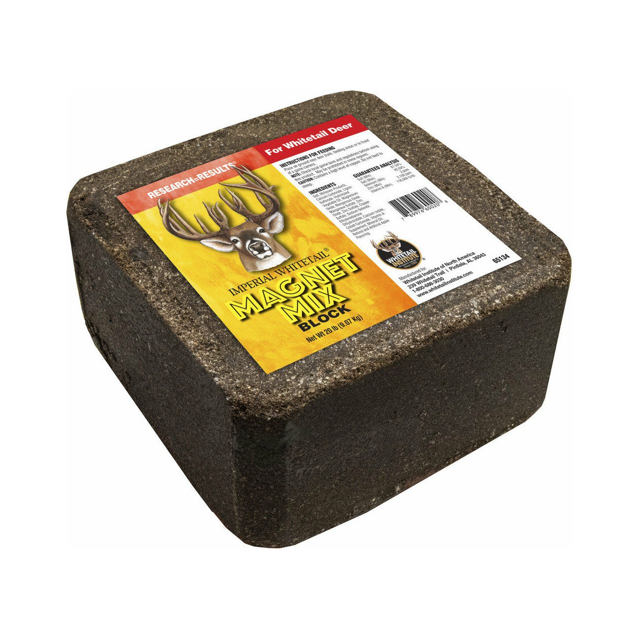 Whitetail Institute Magnet Mix Mineral Block - 20 Lbs. - Seed World