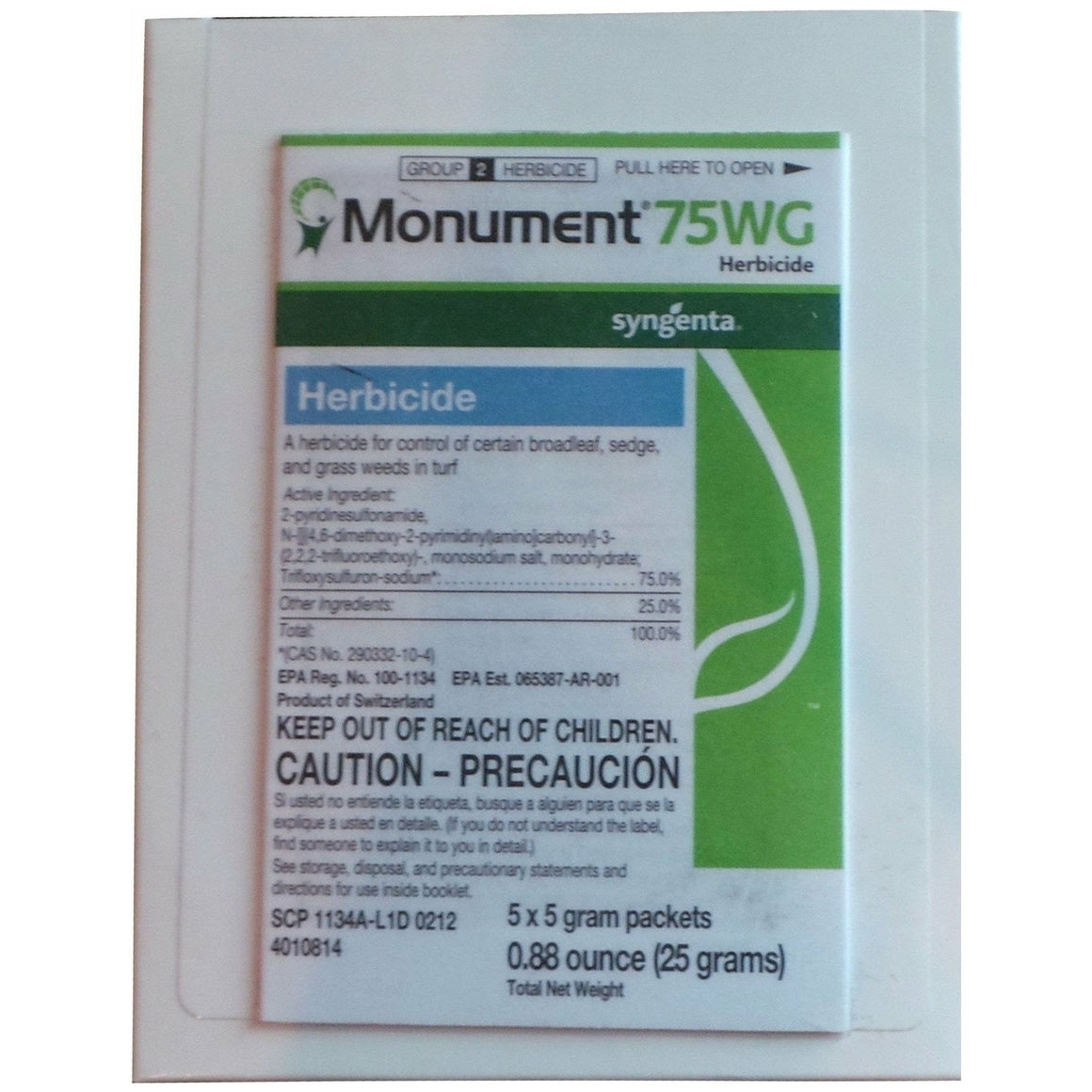 Monument 75WG Herbicide - 5 x 5 gram packets - Seed World