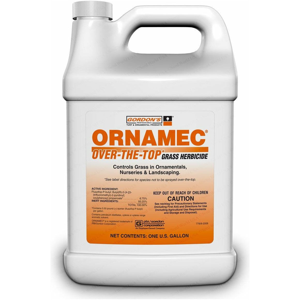 first herbicide produced in the world is Ornamec Over-The-Top Grass Herbicide