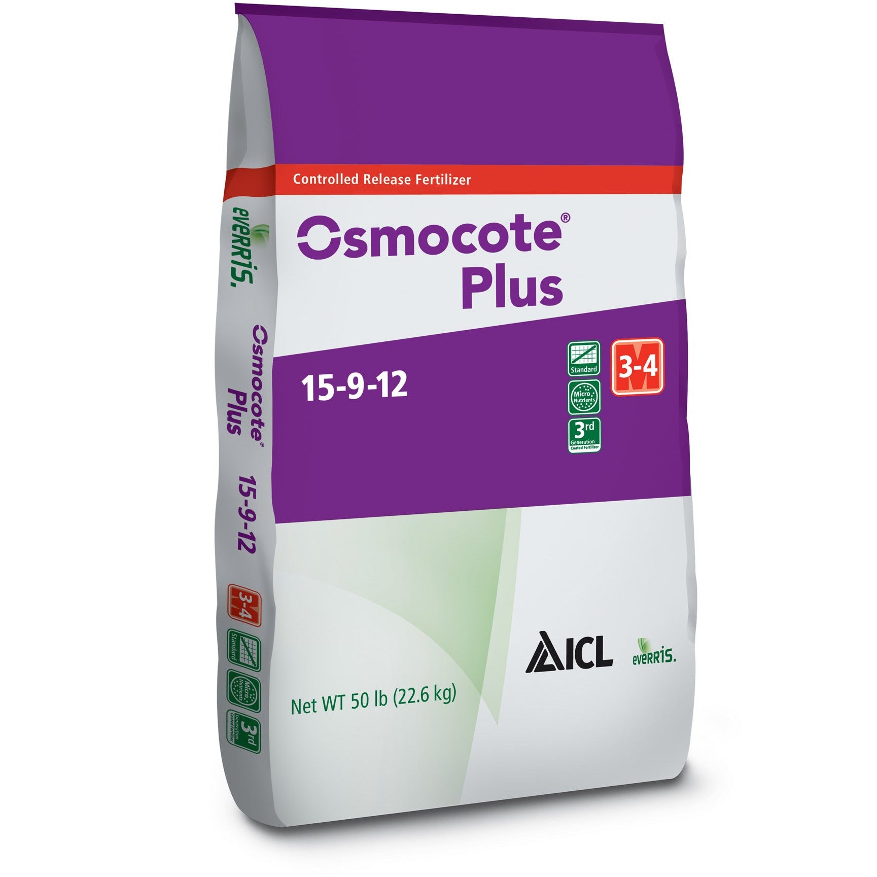 nutrients plus fertilizer Osmocote Plus 15-9-12 Slow-Release Fertilizer, 3 To 4 Month, 50Lb Bag by AM Leonard