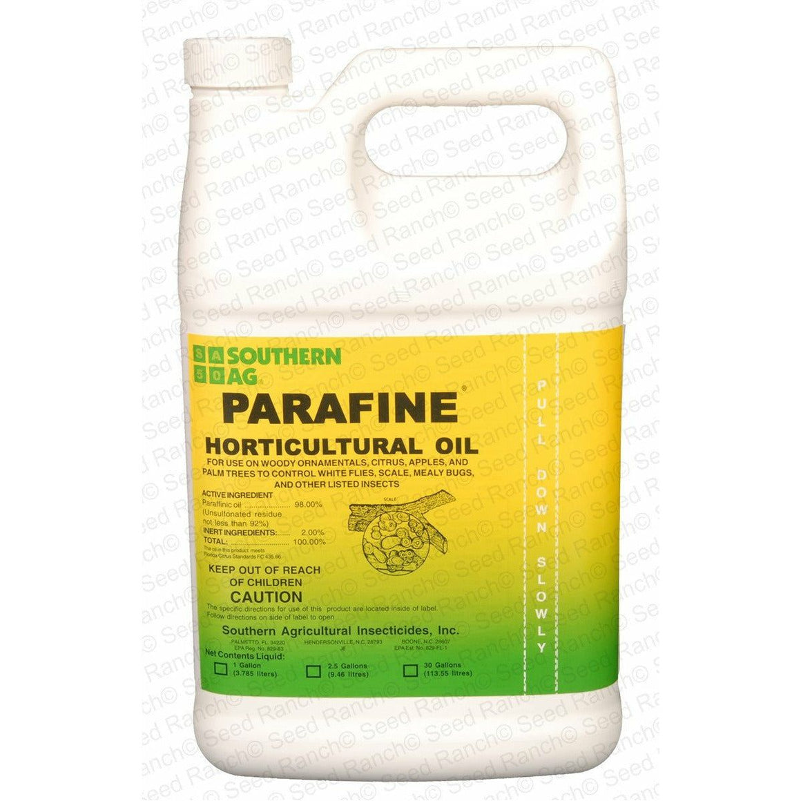 Parafine Horicultural Oil Insecticide - 1 Gallon - Seed World