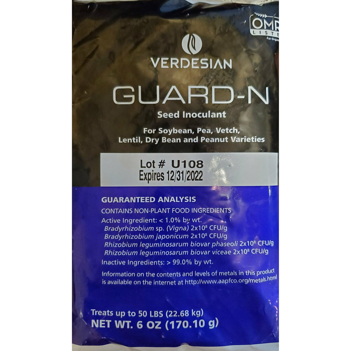 Guard-N Seed Inoculant (Organic) - 6 Oz. - Seed World