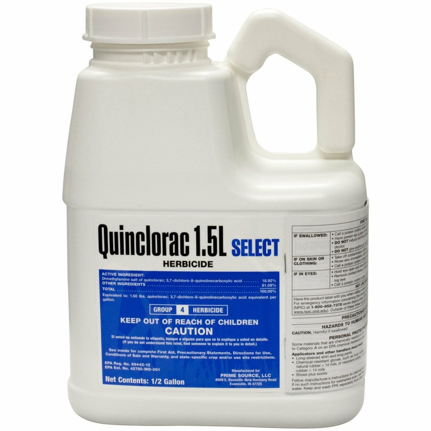 prime source quinclorac 1.5l select herbicide 7.5 oz Quinclorac 1.5L Select Herbicide