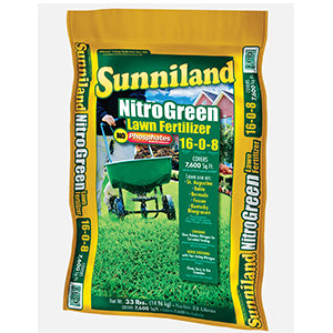 Sunniland 16-0-8 Nitro Green - 33 Lb - Seed World
