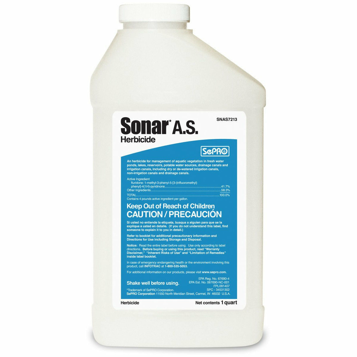 sonar herbicide application SePRO Sonar A.S. Herbicide