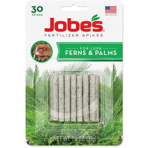 Jobe's Fern & Palm Plant Food Spikes 16-2-6 (30 Spikes) - Seed World