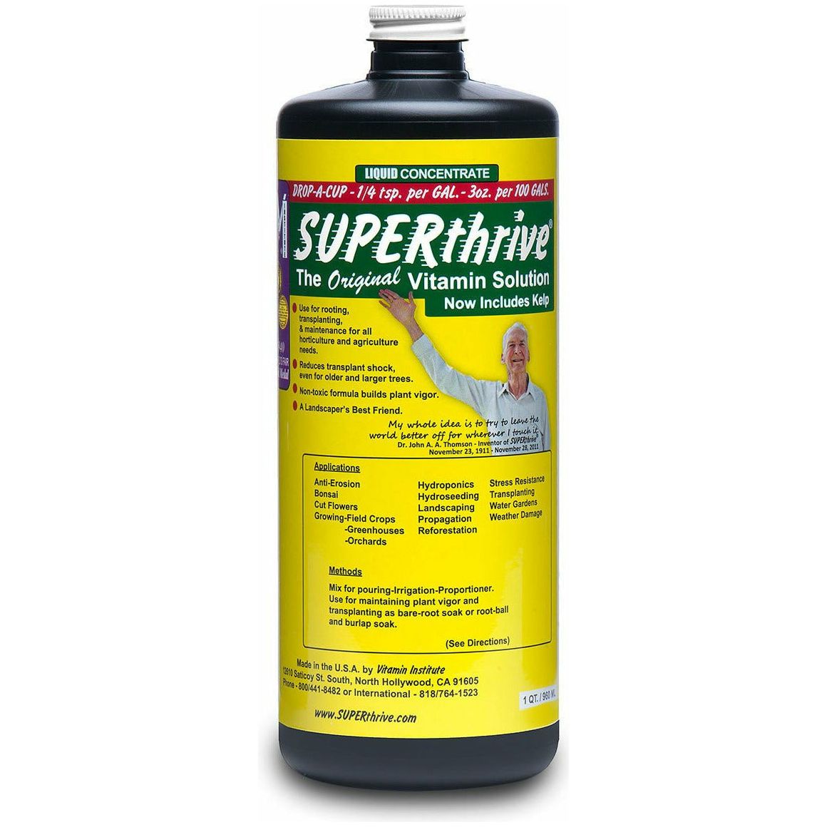 Superthrive Liquid Plant Nutrients - 1 Quart - Seed World