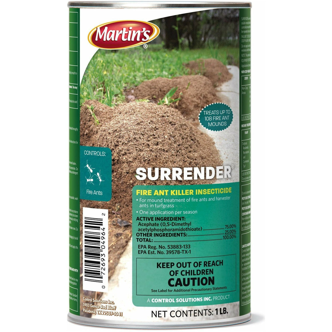 Surrender Fire Ant Killer Acephate - 1 Lb. - Seed World