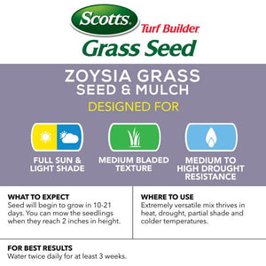 Scotts Zoysia Grass Seed - Seed World