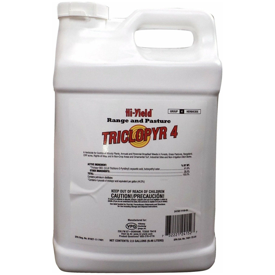 Triclopyr 4 Herbicide - 2.5 Gallons - Seed World