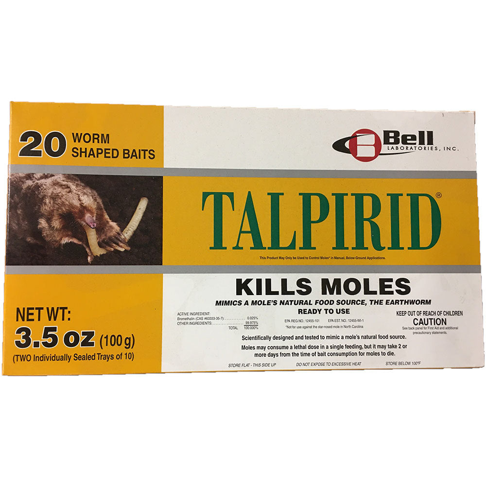 Talpirid Mole Bait - 20 Worms