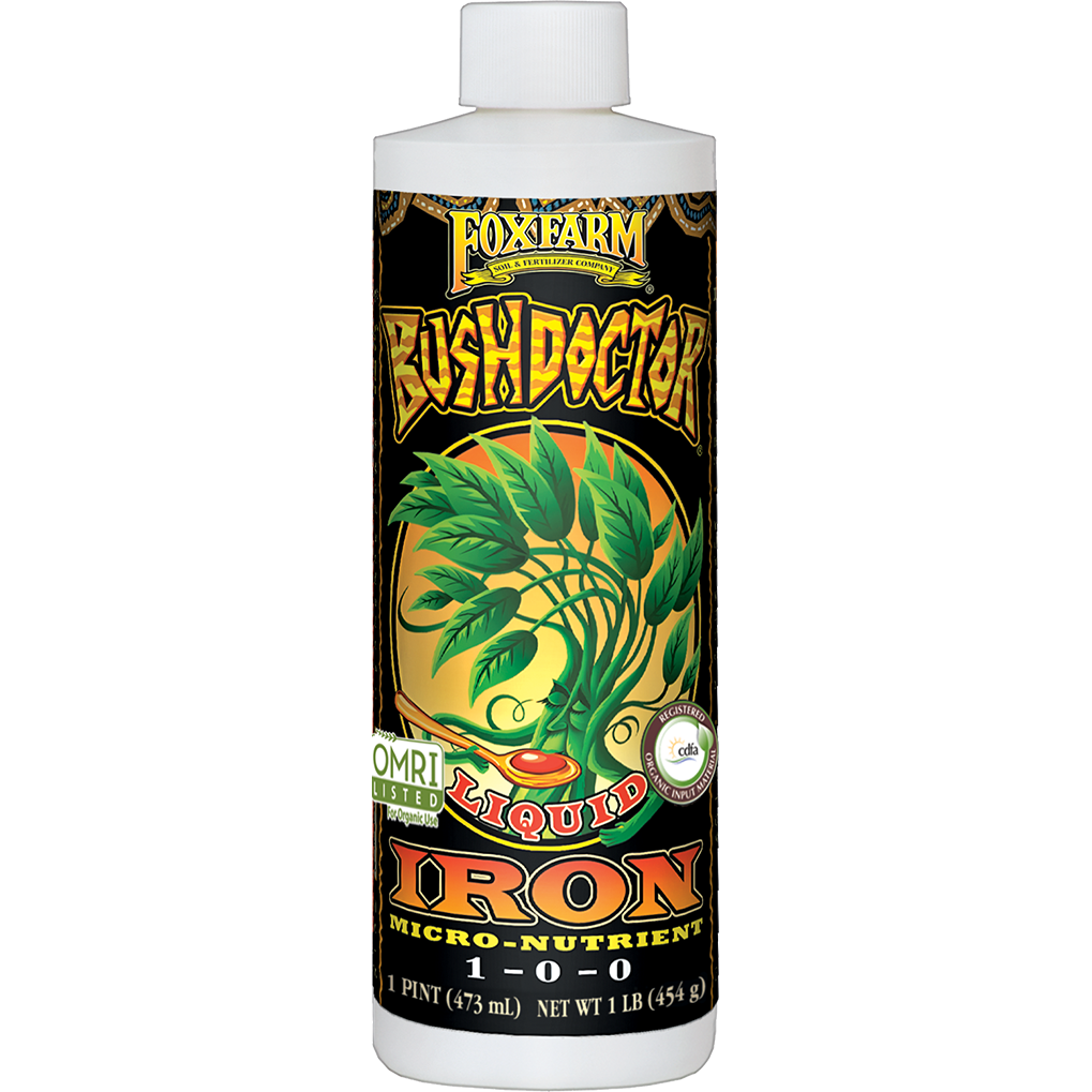 Fox Farm Bush Doctor Liquid Iron - 1 Pint - Seed World