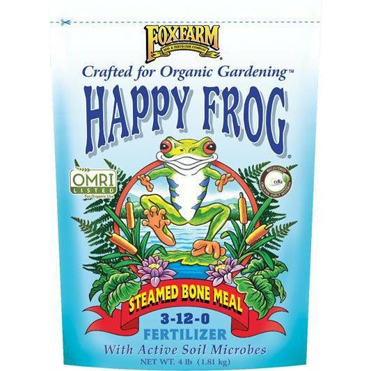 FoxFarm Happy Frog Steamed Bone Meal 3-12-0- Fertilizer- 4 lb bag - Seed World