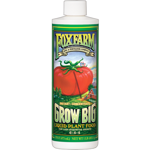 Fox Farm Grow Big Liquid Plant Food - 1 Pint - Seed World
