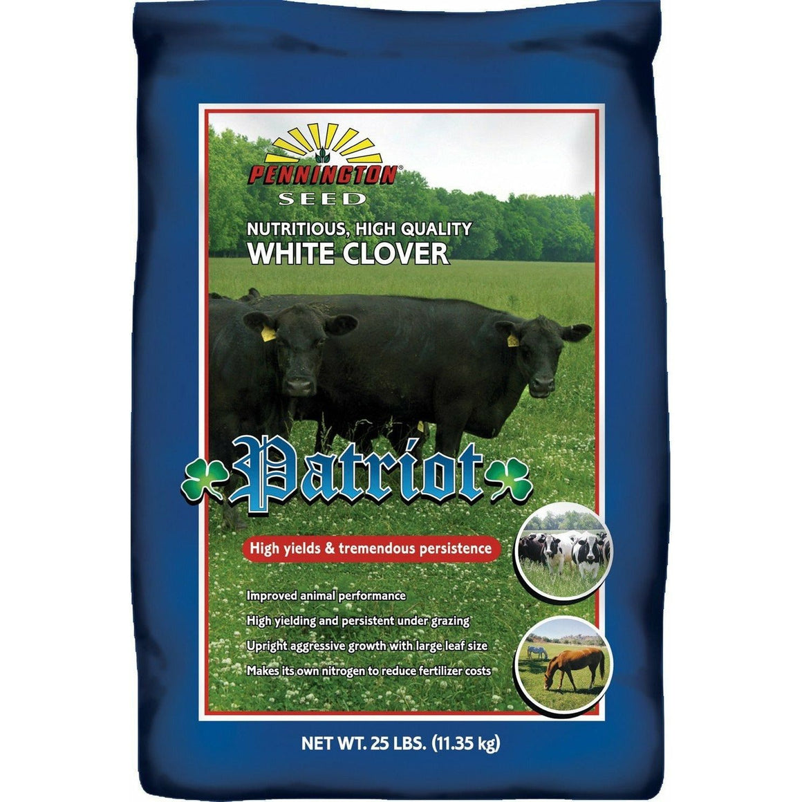 Patriot Clover Seed - 25 Lbs. - Seed World