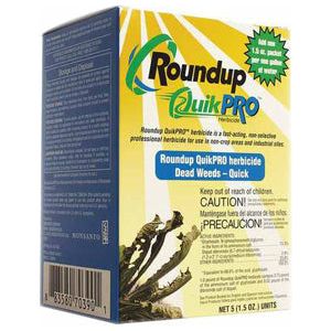 Roundup QuikPRO Herbicide- 5 x 1.5 oz. - Seed World