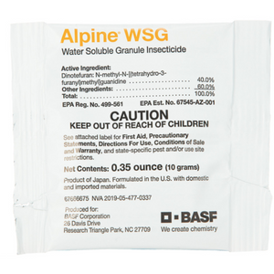 Alpine WSG Insecticide - 1 x (10g) Packet - Seed World